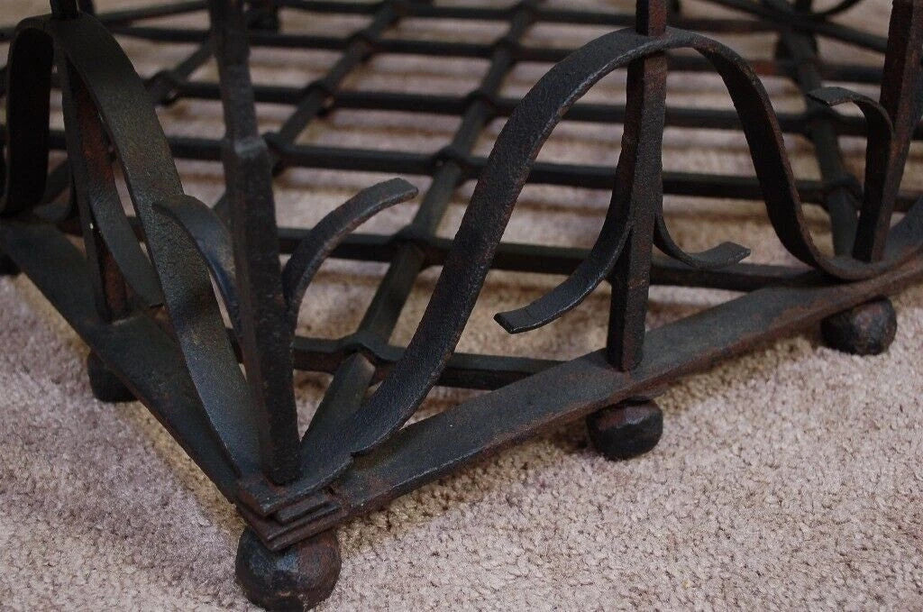 Antique Mission Arts & Crafts Samuel Yellin Style Wrought Iron Coffee Table
