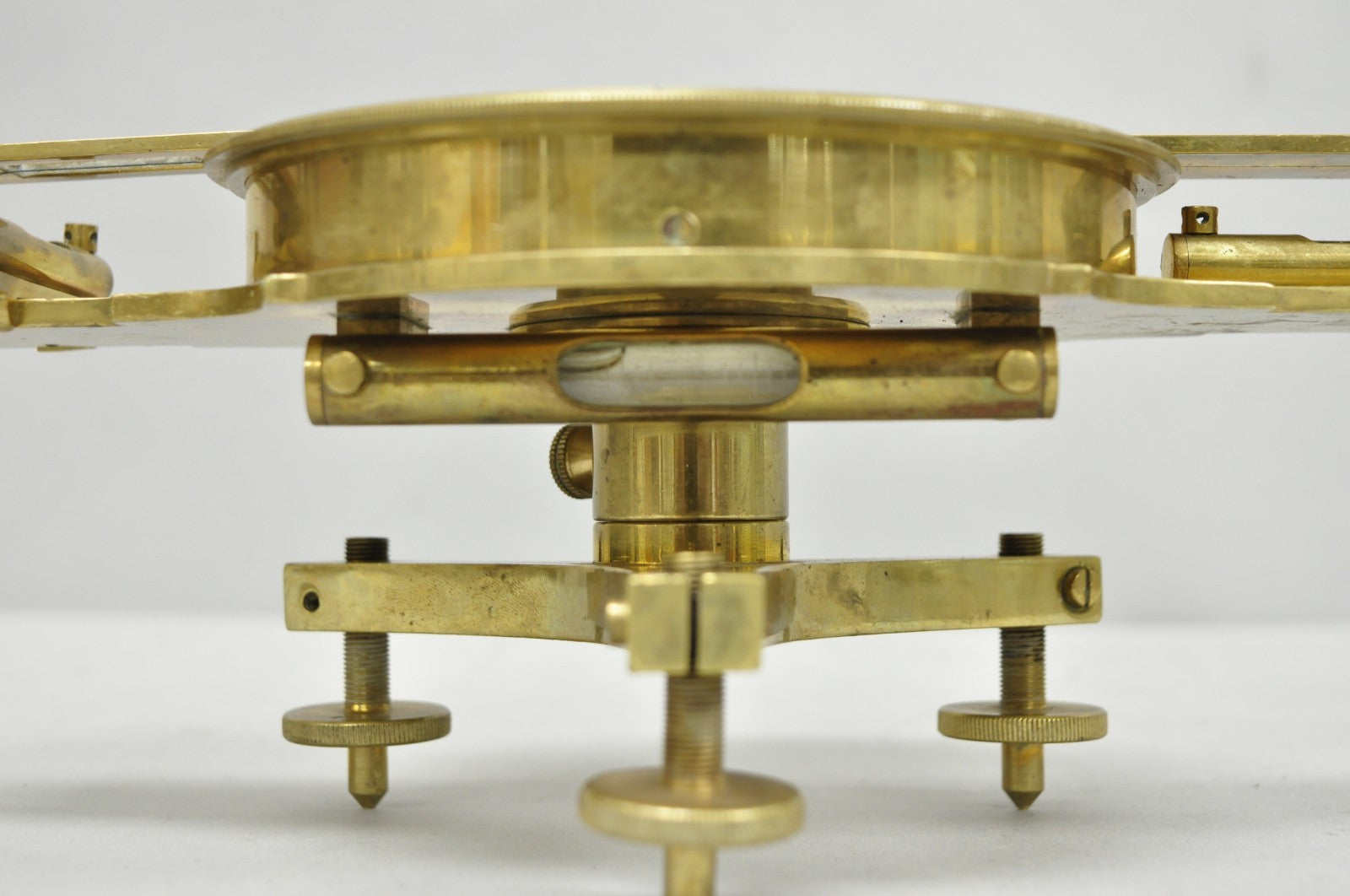 Vintage Victorian Ash & Son Makers Brass Maritime Ship Compass Birmingham Cover