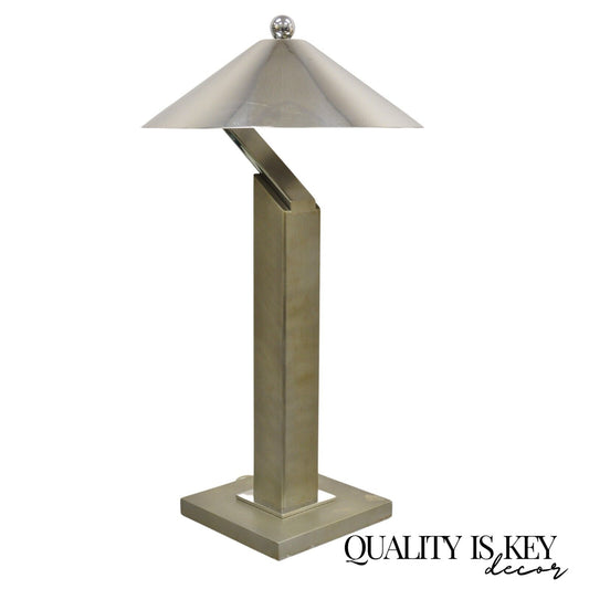 "Arquitectura" Skyscraper Steel Metal Table Lamp by Sergio Orozco for Brueton