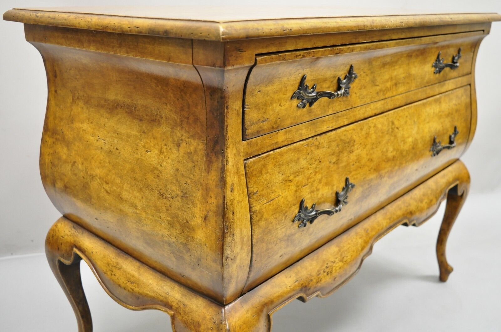 Minton Spidell French Provincial 2 Drawer Dutch Bombay Commode Chest