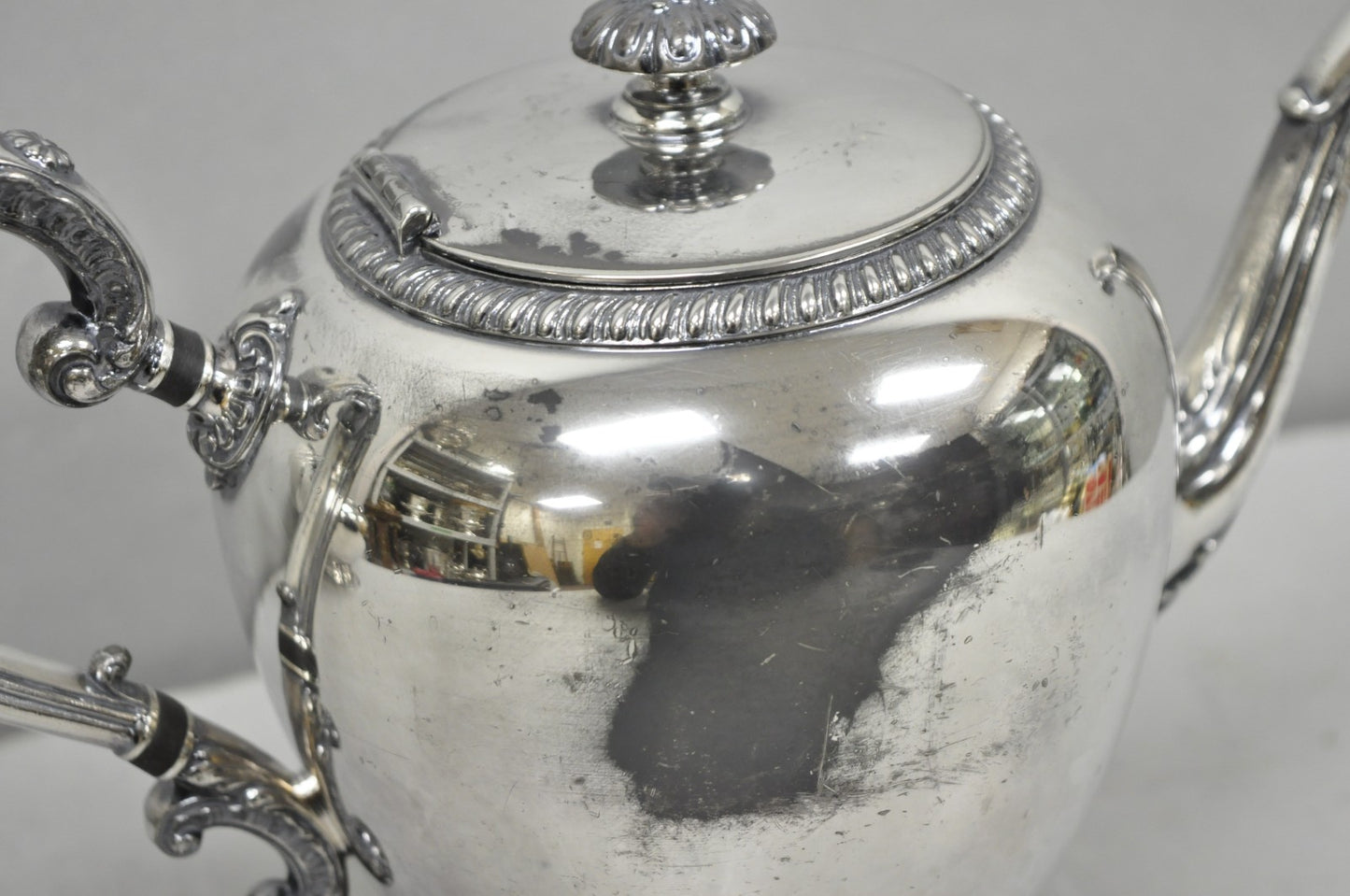 Antique Reed & Barton 4090 Silver Plated Victorian Tea Service  - 5 Pc Set