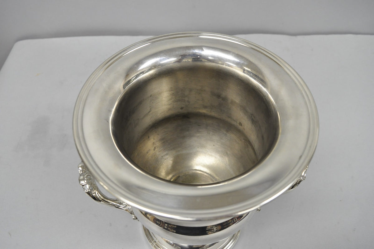 Vintage Victorian Silver Plated Trophy Cup Urn Champagne Wine Chiller Ice Bucket
