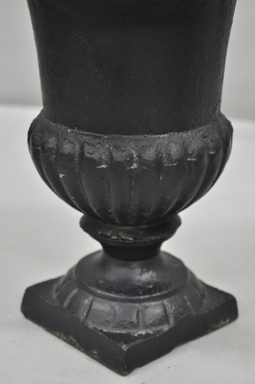 Vintage Cast Iron 8.5" French Classical Style Small Table Top Urn Flower Vase