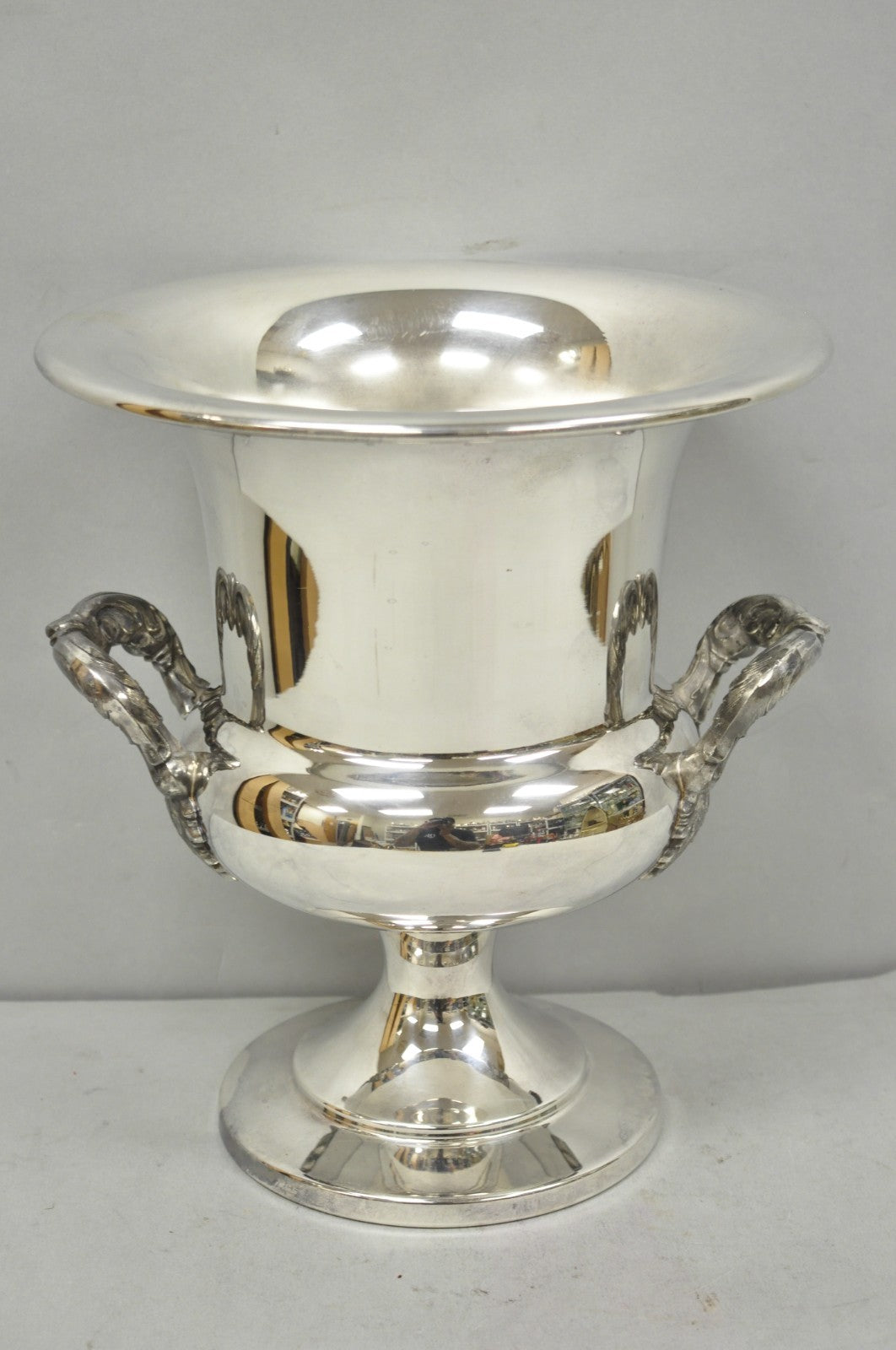 Vintage Poole Regency Silver Plated Trophy Cup Urn Champagne Chiller Ice Bucket