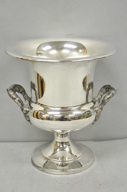 Vintage Poole Regency Silver Plated Trophy Cup Urn Champagne Chiller Ice Bucket