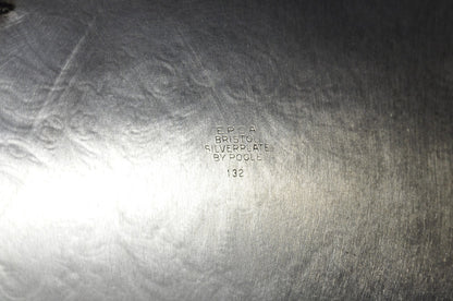 Bristol Silverplate by Poole 132 Silver Plated Narrow Serving Platter Dish Tray