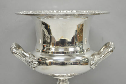 English Regency Silver Plated Trophy Cup Urn Champagne Chiller Ice Bucket by BSC