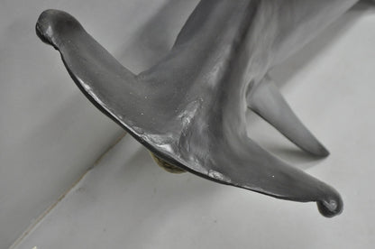 Vintage 67" Large Fiberglass Hammerhead Shark Fish Replica Wall Mount Display