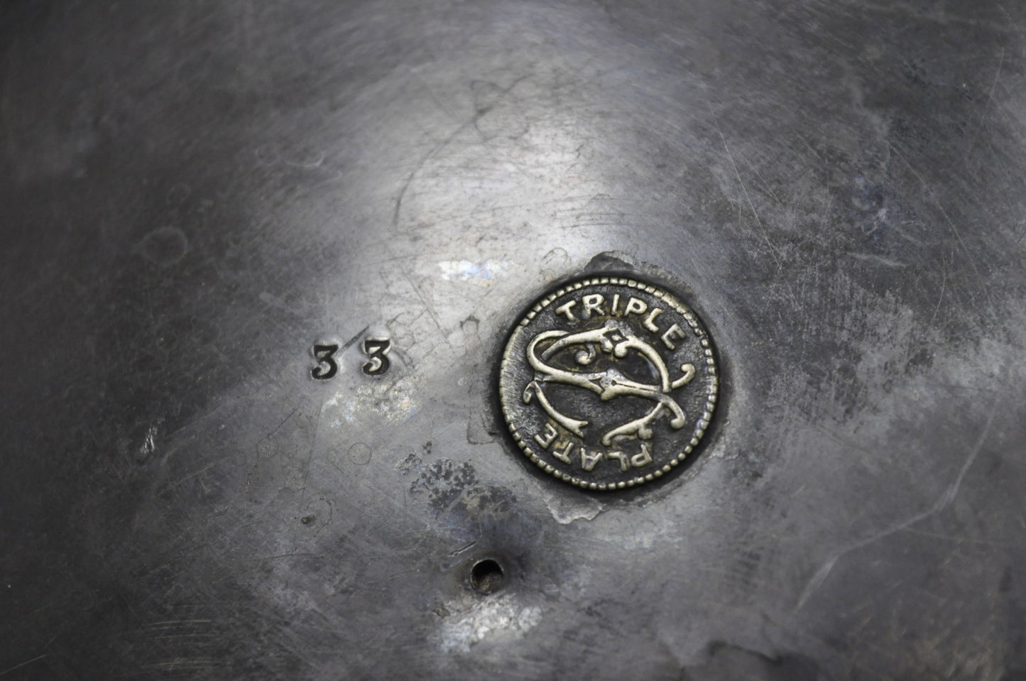 Antique English Victorian Silver Plated Tilting Coffee Pot on Stand w/ Engraving