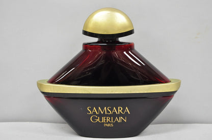 Vintage 12" Samsara Guerlain Paris Lrg Factice Red Perfume Display Dummy Bottle