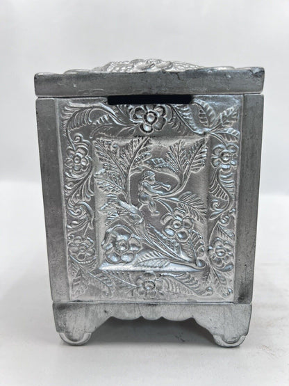 Rare Vintage J.E. Stevens Jewel Bank Cast Iron Safe (With Key)