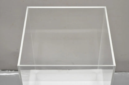 5 Sided 18" Clear Acrylic Lucite Vitrine Display Case Christine Taylor Coll.