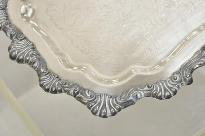 Vintage FB Rogers 6720 Victorian Style Silver Plated Small Serving Dish Platter