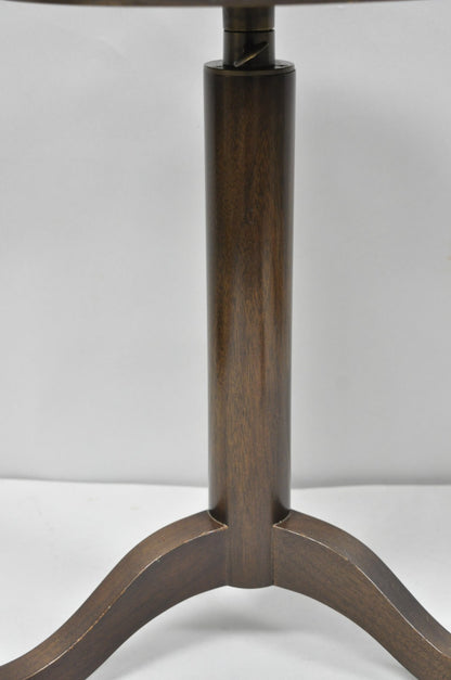 Small Contemporary Industrial Style Round Accent Drinks Candle Stand Side Table