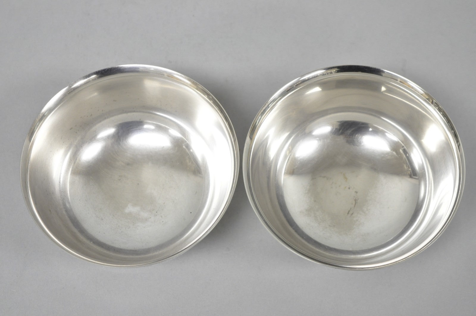 Vintage SSSC&BDS Car Club Silver Plated Award Footed Nut Bowl Dish - a Pair