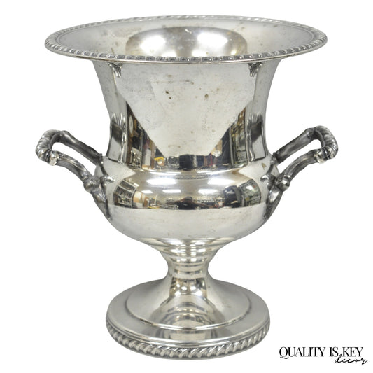 Vintage Regency Silver Plated Trophy Cup Champagne Chiller Ice Bucket