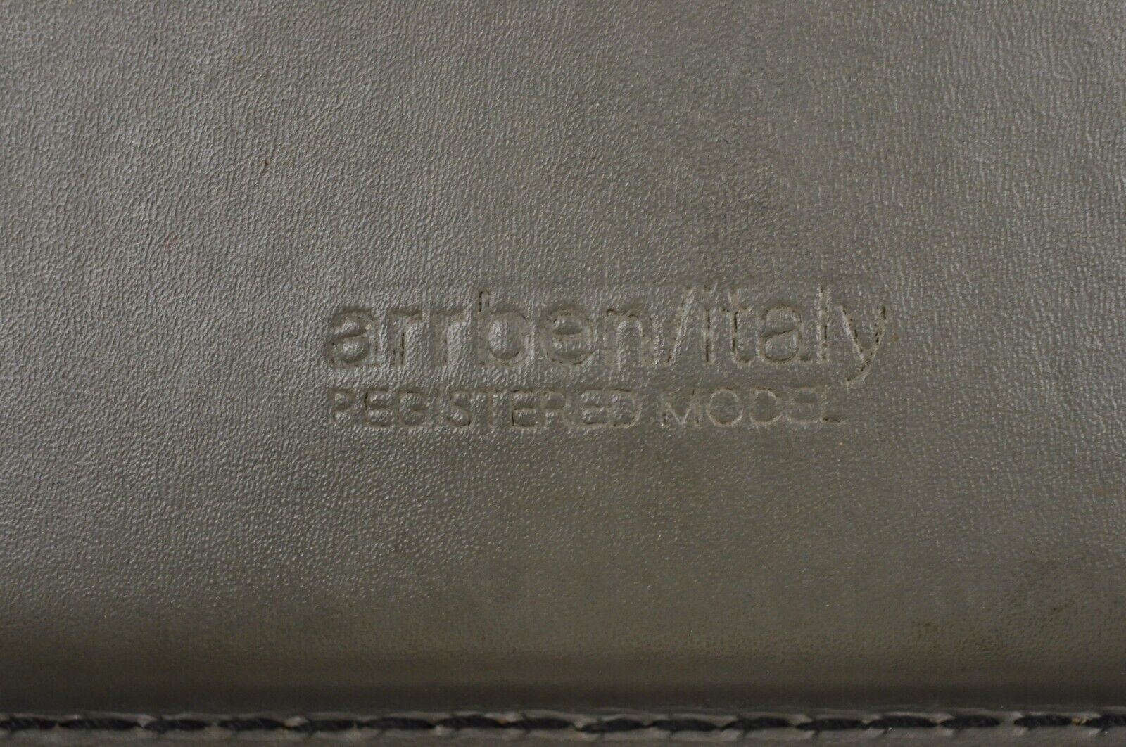 Vintage Arrben Italy Canasta Cantilever Gray Leather Italian Modern Chairs - 4