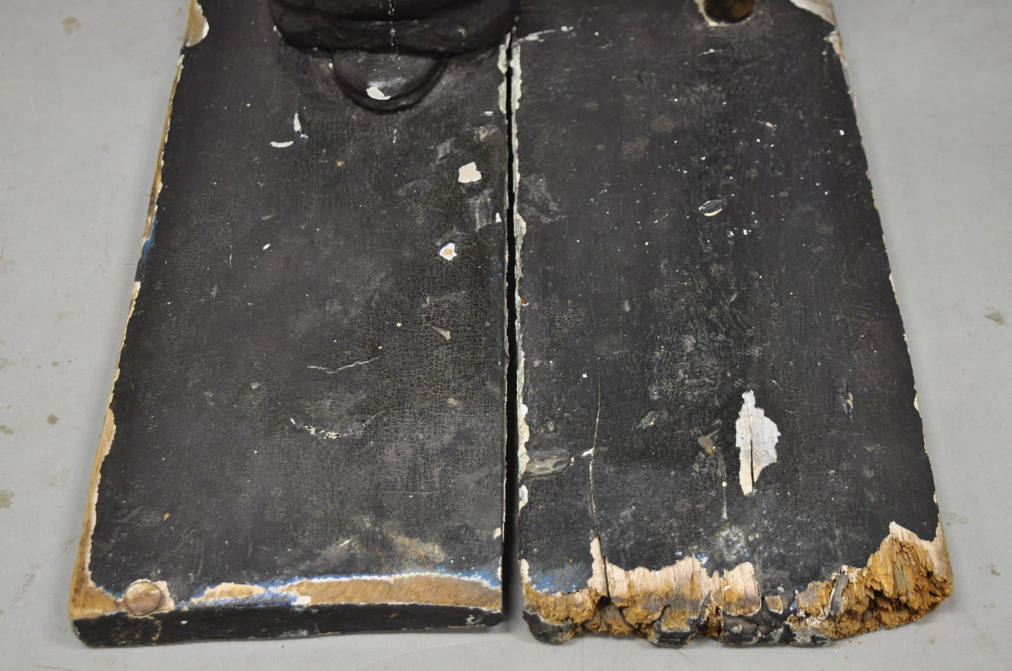 54" Tall Maritime Nautical Wood Peg Leg Seaman Bank Figure "Please Give a Penny"