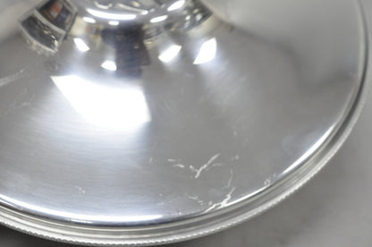 Vintage BW Buenilum Silver Plated Aluminum Art Nouveau Covered Serving Dish