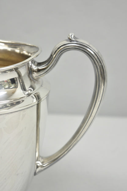 Vintage Oneida Briarcliff Victorian Silver Plated Water Pitcher