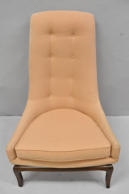 Mid Century Modern Walnut Lounge Chair Attr. T H Robsjohn Gibbings for Widdicomb