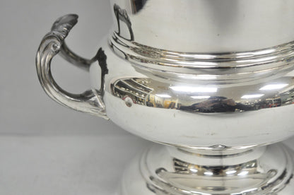Vintage FB Rogers Silver Plated Trophy Cup Champagne Chiller Ice Bucket Engraved