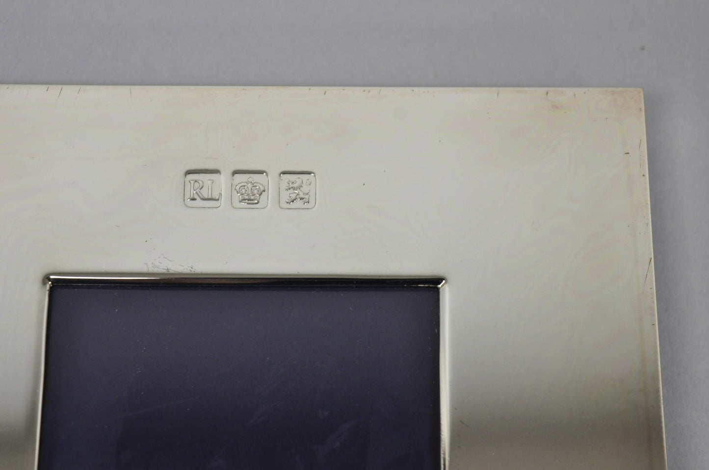 Lauren Ralph Lauren Silver Plated Normandy Modern 3.5x5 Photo Picture Frame (A)