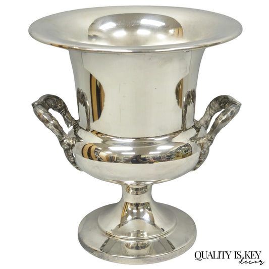 Vintage Poole Regency Silver Plated Trophy Cup Urn Champagne Chiller Ice Bucket