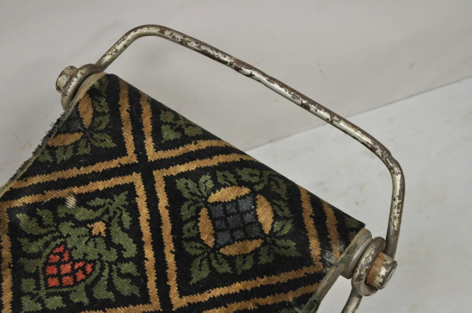 Antique 19th Century Civil War Period Folding Officers Camp Chair Campaign Chair