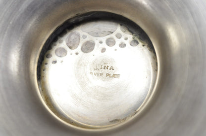 Vintage Victorian Silver Plated Footed Coffee Pot Tea Kettle