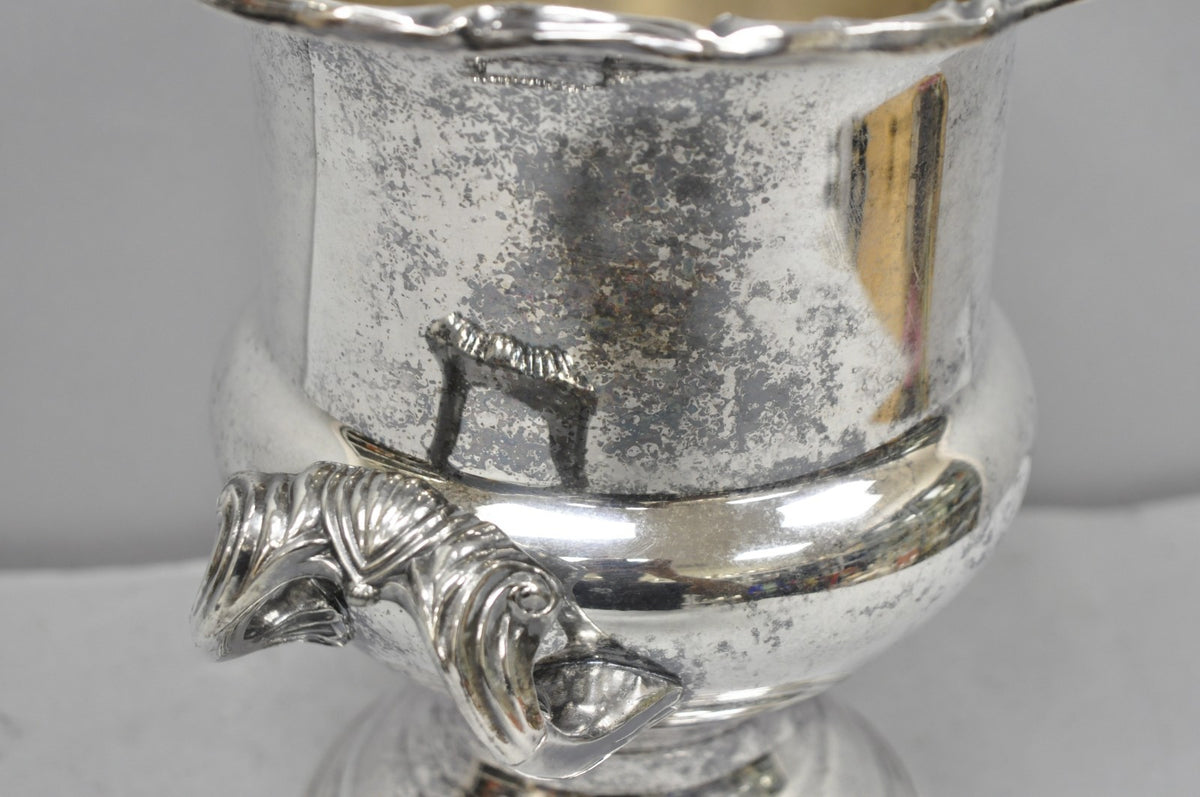 Vintage Victorian Silver Plated Trophy Cup Urn Champagne Chiller Bar Ice Bucket