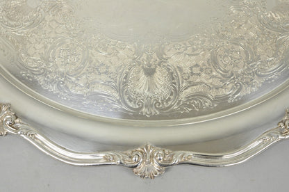 Vintage Reed & Barton 05600 Regent Victorian Silver Plated Serving Platter Tray