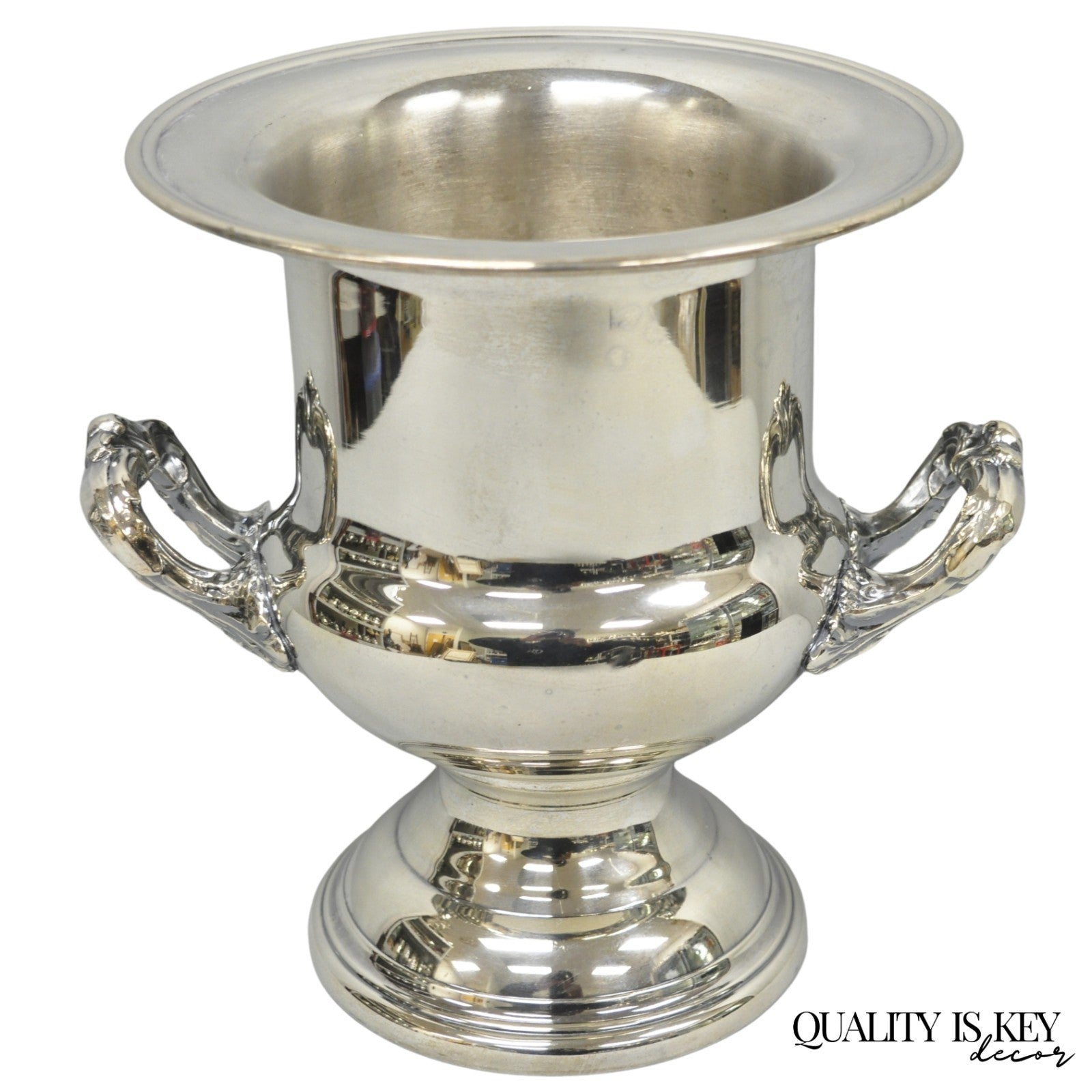 Vintage Victorian Silver Plated Trophy Cup Urn Champagne Chiller Bar Ice Bucket
