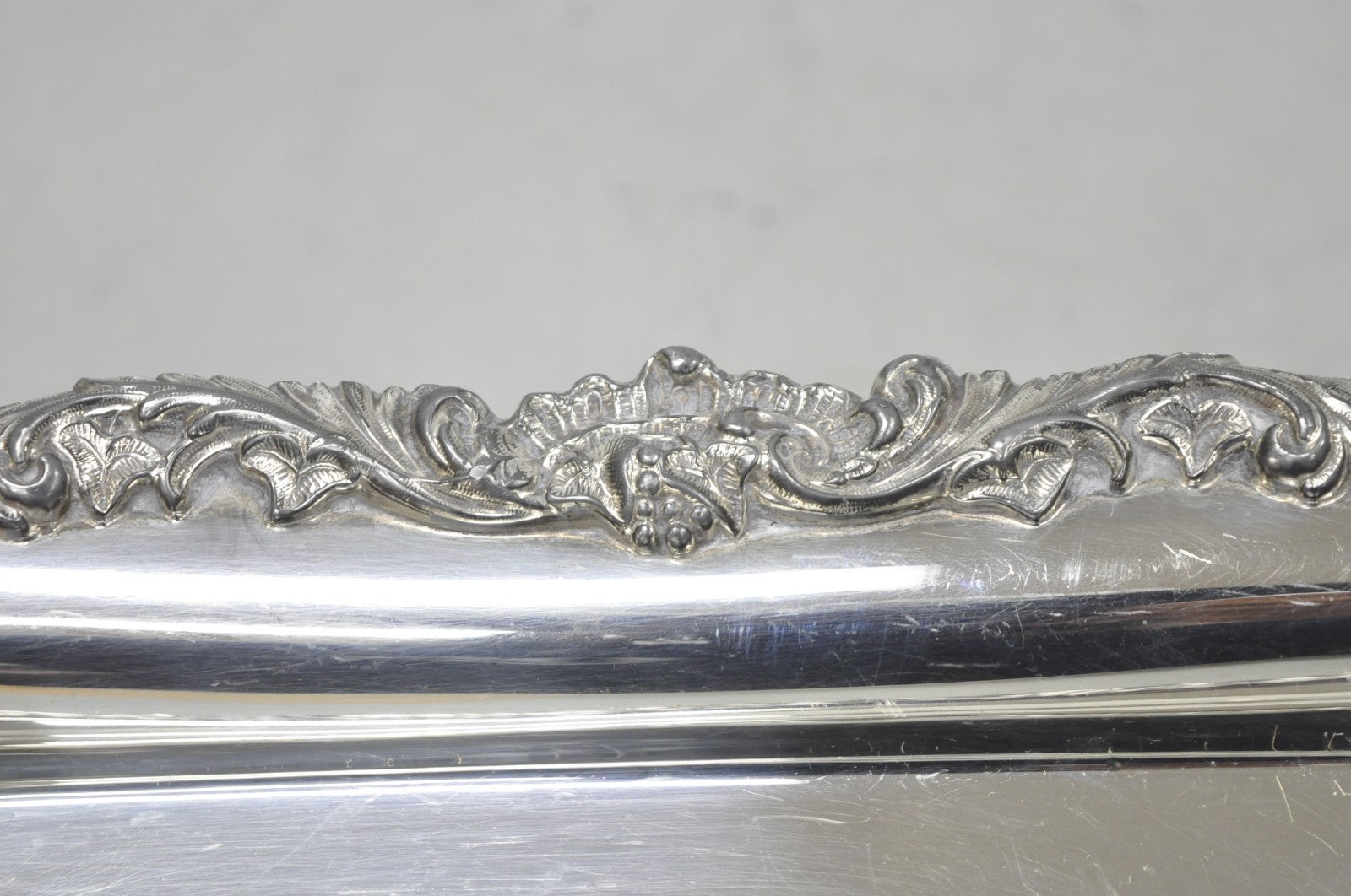 Vintage Sheffield Silver Co Victorian Silver Plated Footed Trinket Serving Dish
