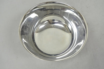 Vintage Mid Century Modern Paul Revere Oneida Silver Plate 8" Round Serving Bowl