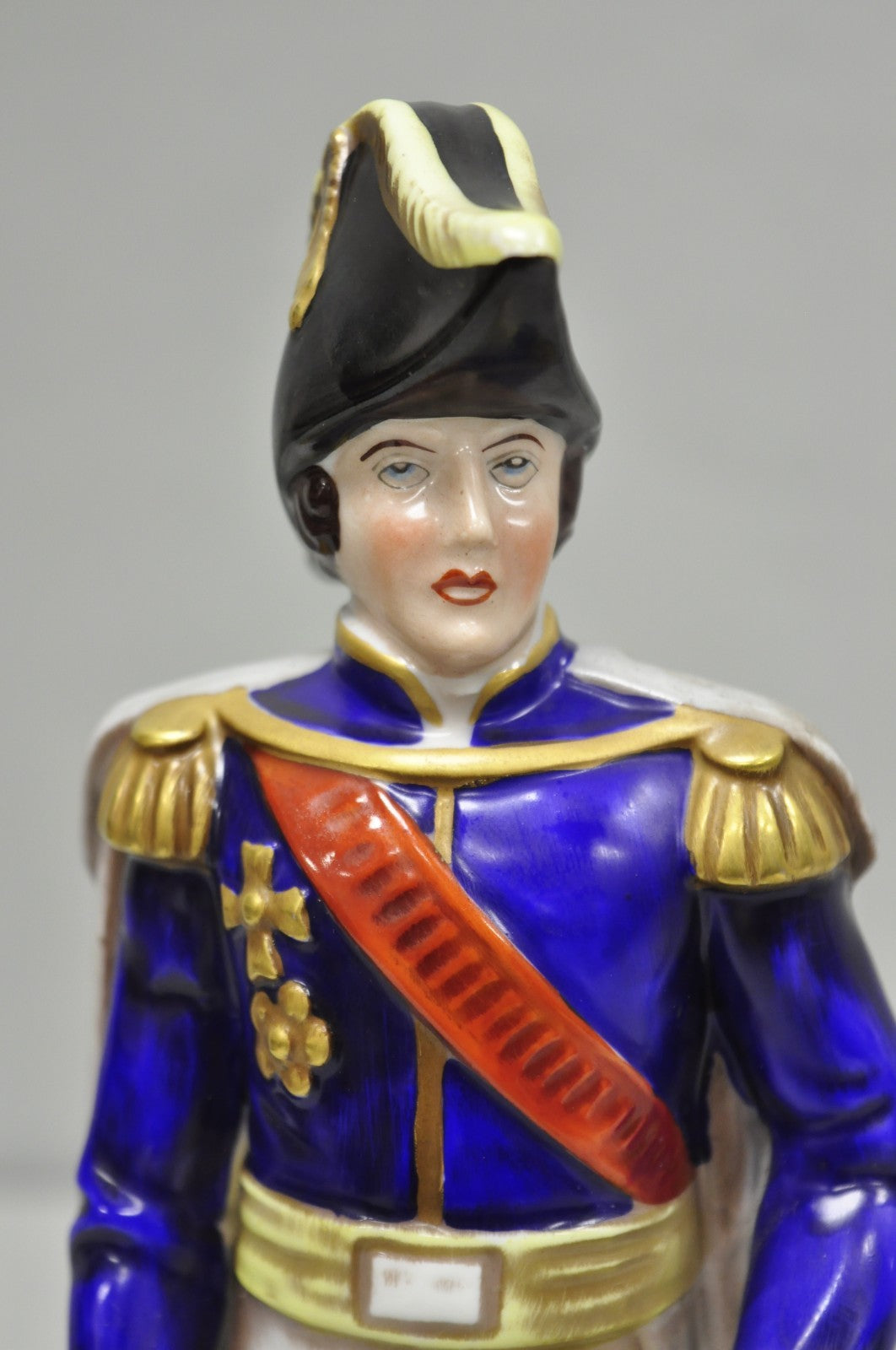 Vintage Capodimonte Italian Porcelain Napoleonic General Figurine Statue 7282- A