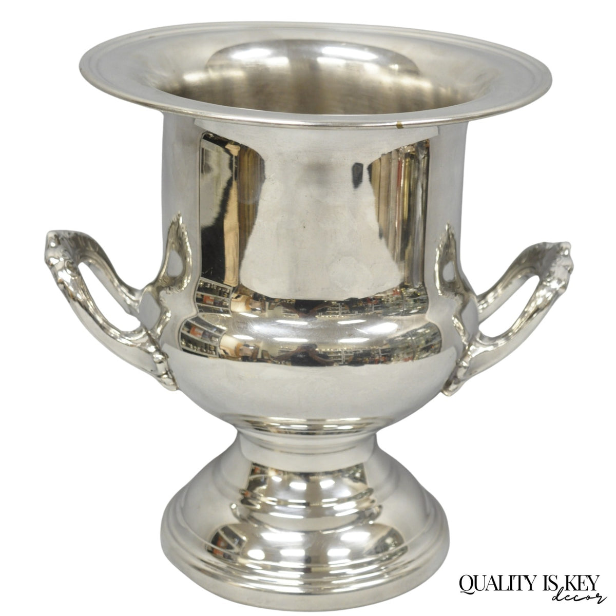 Vintage Victorian Silver Plated Trophy Cup Urn Champagne Wine Chiller Ice Bucket