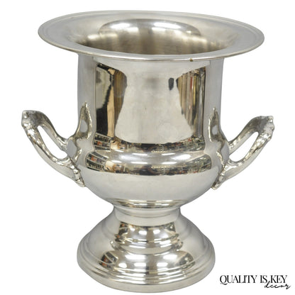 Vintage Victorian Silver Plated Trophy Cup Urn Champagne Wine Chiller Ice Bucket