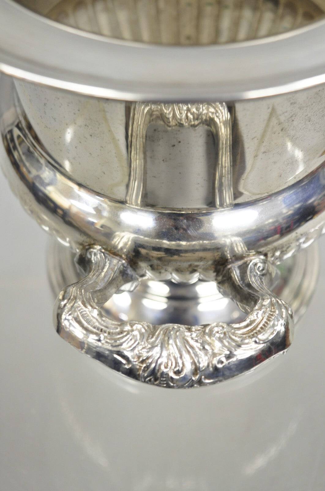 Vintage Victorian Silver Plated Trophy Cup Champagne Wine Chiller Ice Bucket