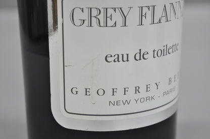 Large 9" Glass Dummy Bottle Geoffrey Beene Grey Flannel Perfume Store Display