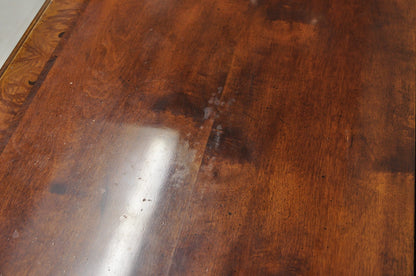Henredon Aston Court Burl Wood Georgian Style Mahogany Long Dresser Credenza