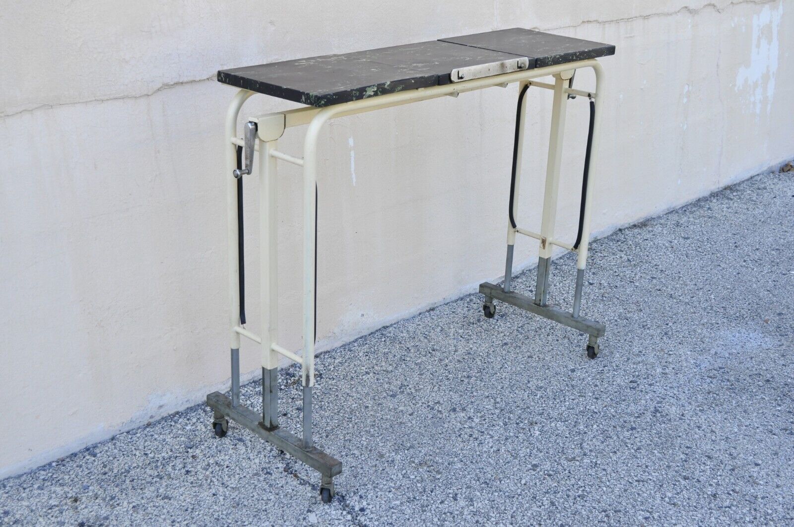 Vintage Doehler Metal Furniture Co Adjustable Medical Dental Work Drafting Table
