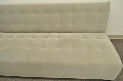 Crate & Barrel Mitchell Gold Modern Plus Armless Sofa Loveseat Couch 336-003T-20