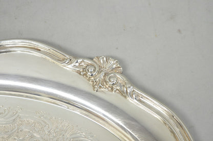 Vintage Reed & Barton 05600 Regent Victorian Silver Plated Serving Platter Tray