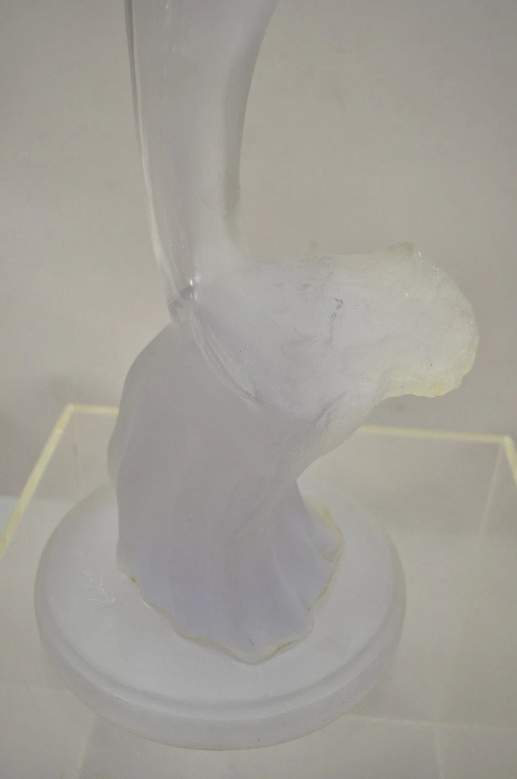 Donjo Acrylic Lucite Dolphin 22" Statue Sculpture 394/750 Modern Figurine