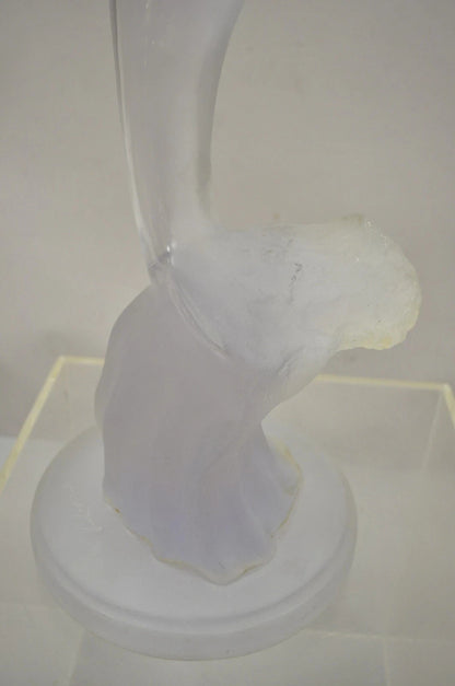 Donjo Acrylic Lucite Dolphin 22" Statue Sculpture 394/750 Modern Figurine