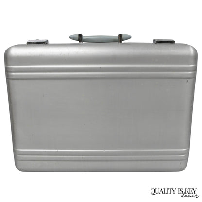 Vintage Art Deco Tokyo Japan Aluminum Hard Shell Suitcase Briefcase