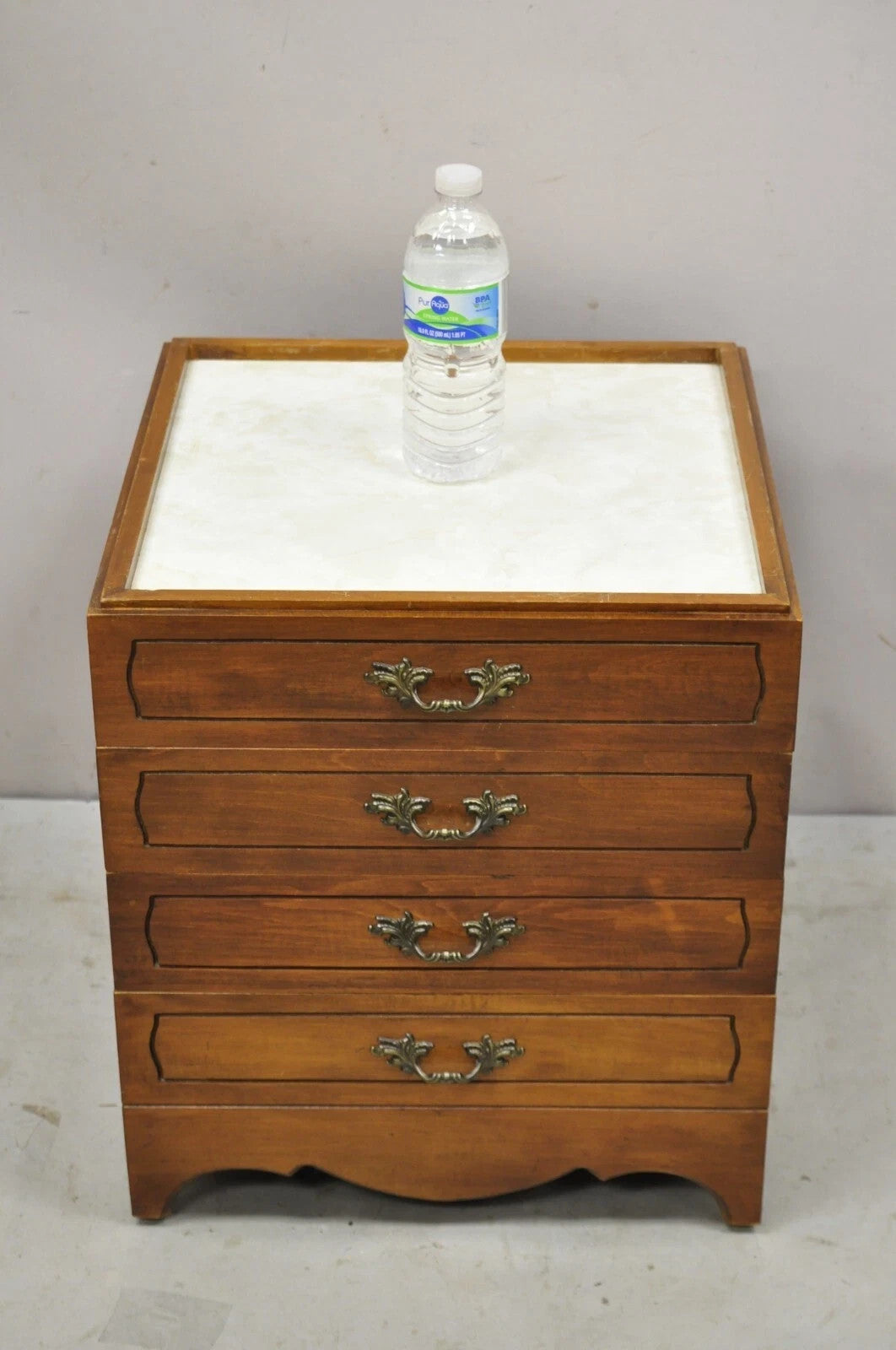 Vintage Mark Adam Co. Mid Century Modern Stacking Folding Snack Table - Set of 3