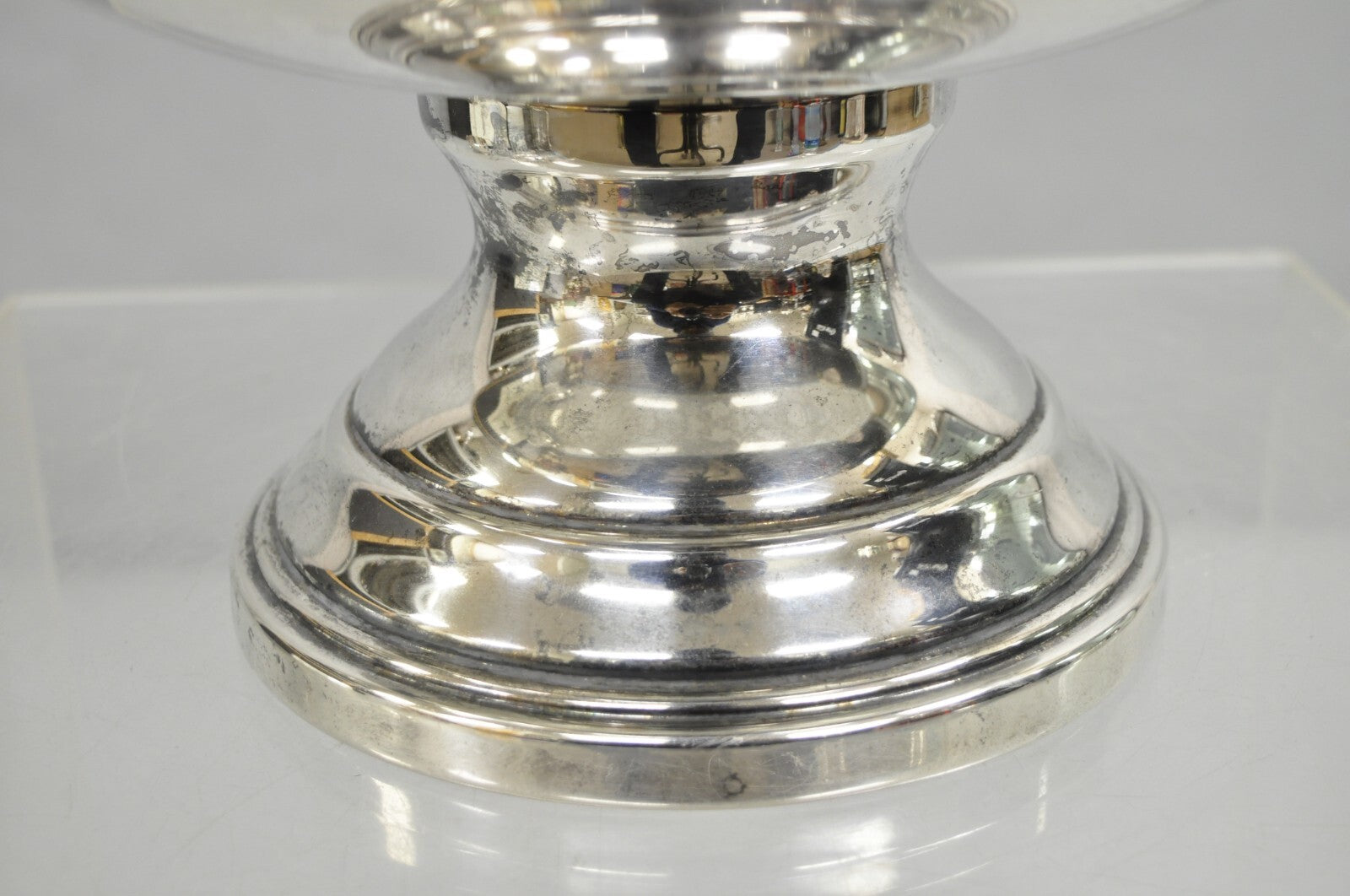 Vintage FB Rogers Silver Plated Victorian Style Punch Bowl Set w/ 10 Cups