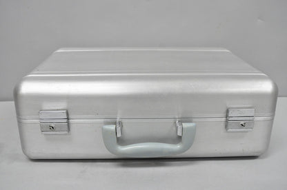 Vintage Art Deco Tokyo Japan Aluminum Hard Shell Suitcase Briefcase
